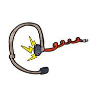 cartoon call center headset N7