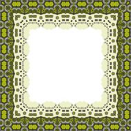 Ornamental Frame for photo with abstract elements N11
