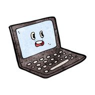 Cartoon Laptop Computer N17