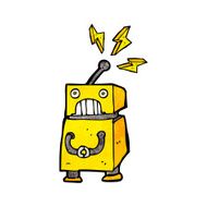 cartoon little robot N12