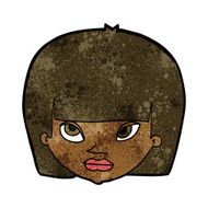 cartoon annoyed woman N118