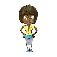 cartoon pretty girl N68