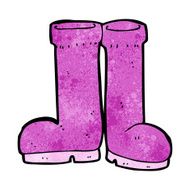 cartoon rubber boots N6
