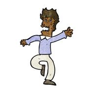 Cartoon Man Panicking N42