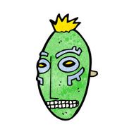 cartoon tribal mask N6