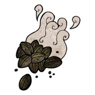 Cartoon Coffee Beans N19