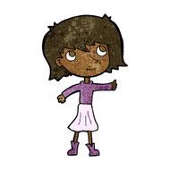 cartoon happy girl N66