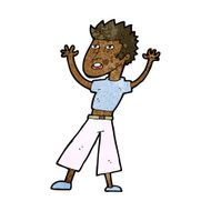 Cartoon Man Panicking N44
