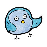 Cartoon Bird N254