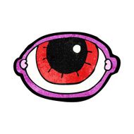 cartoon staring eye N6