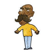 cartoon angry old man N99