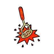 cartoon potato masher N16