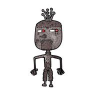Cartoon Robot N202