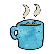 cartoon mug of coffee N7
