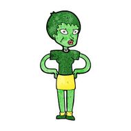 cartoon halloween girl N13