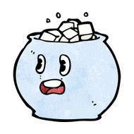 cartoon bowl of sugar N7
