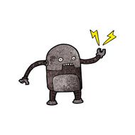 Funny Cartoon Robot N32