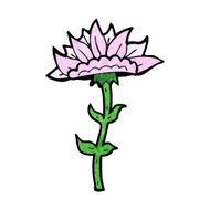 cartoon flower N301