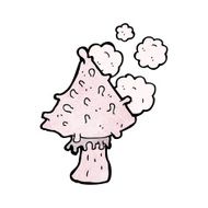 cartoon mushroom N63