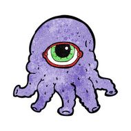 cartoon alien head N6
