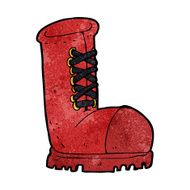 cartoon old work boot N7