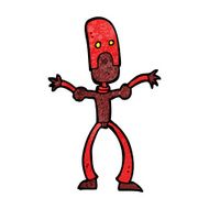 cartoon funny robot N59