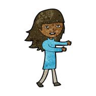 cartoon happy girl N68
