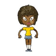 cartoon pretty girl N72