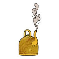 old iron kettle cartoon N7