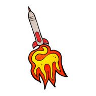 Cartoon Missile N25