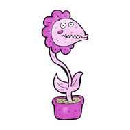 cartoon monster plant N5