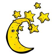 Sleepy Moon Cartoon N11