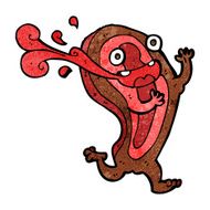 rare steak cartoon character N3