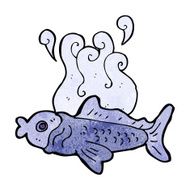 cartoon funny fish N26