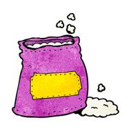 cartoon bag of flour N21