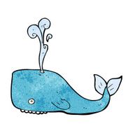 Cartoon Whale N71