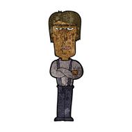 cartoon angry man N69