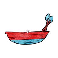 Cartoon Rowing Boat N21