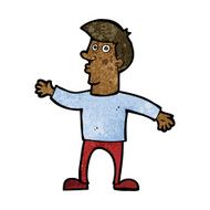 cartoon worried man N66