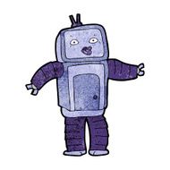 Funny Cartoon Robot N34