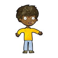 cartoon happy man N305