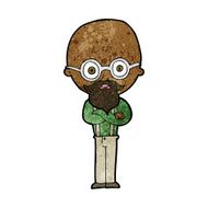 cartoon annoyed old man N41