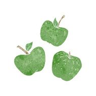 cartoon apples N8