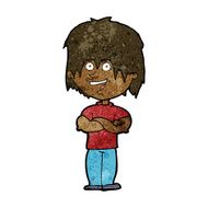 cartoon happy man N307