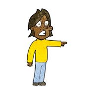 cartoon surprised man N99