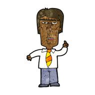 cartoon grumpy boss N7