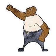 cartoon angry man N72