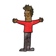 cartoon happy man N311