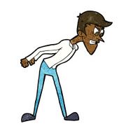 cartoon angry man N73