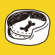 doodle dog bed N12